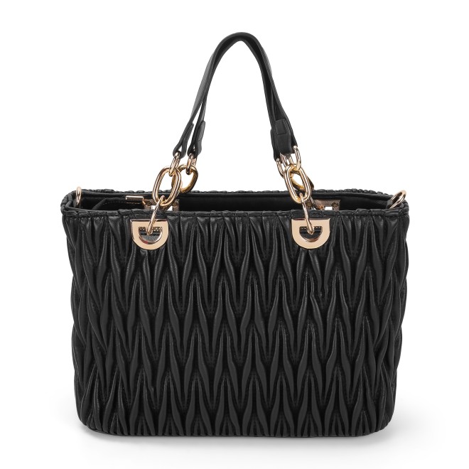 Mochi Women Black Hand Bags Satchel Bags (SKU: 66-650-11-10)