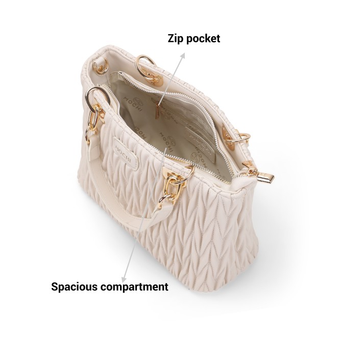 Mochi Women Off-White Hand Bags Satchel Bags (SKU: 66-650-66-10)