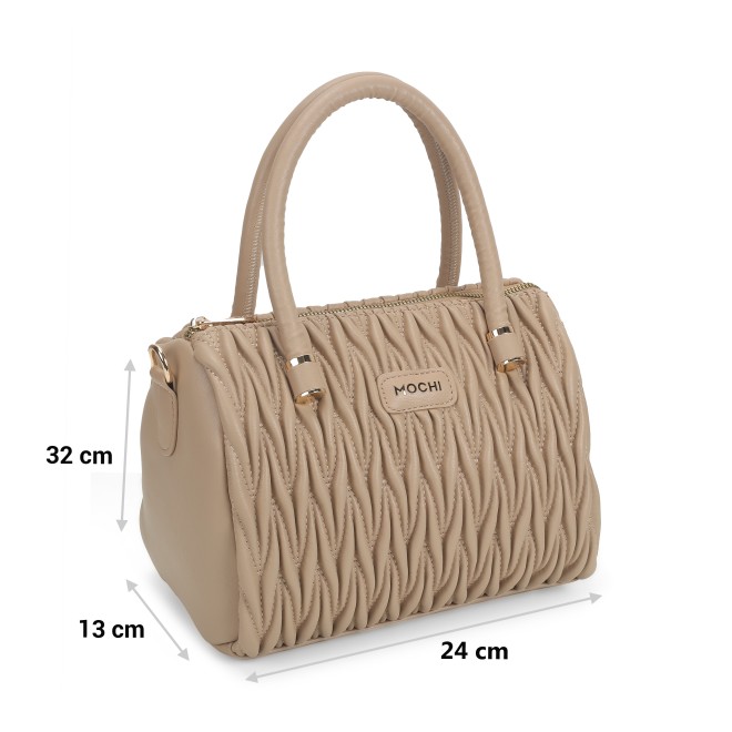 Mochi Women Khaki Hand Bags Satchel Bags (SKU: 66-651-62-10)