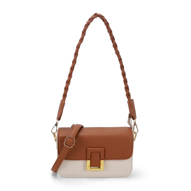 Mochi Women Tan Hand Bags Shoulder Bag