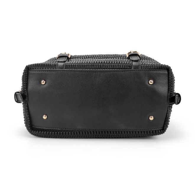 Mochi Women Black Hand Bags Satchel Bags (SKU: 66-664-11-10)