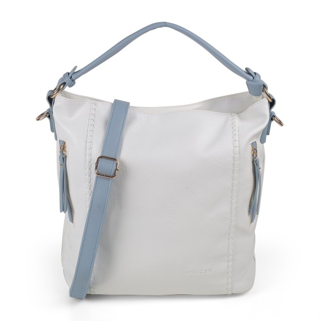 Mochi Women White Hand Bags Satchel Bags