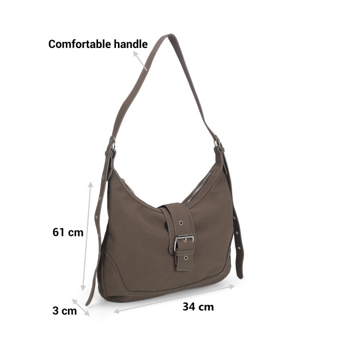 Mochi Women Khaki Hand Bags Shoulder Bag (SKU: 66-670-62-10) Mochi Women Khaki Hand Bags Shoulder Bag (SKU: 66-670-62-10)