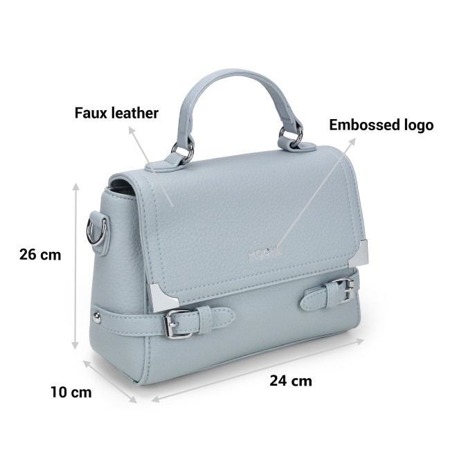 Mochi Women Blue Hand Bags Satchel Bags (SKU: 66-682-45-10)