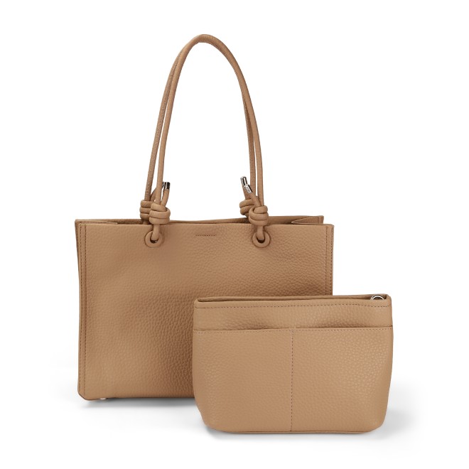 Women Beige Hand Bags Shoulder Bag