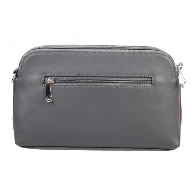 Mochi Women Grey Bag Zip Top Sling (SKU: 66-6881-14-10)
