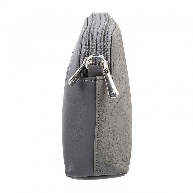 Mochi Women Grey Bag Zip Top Sling (SKU: 66-6881-14-10)