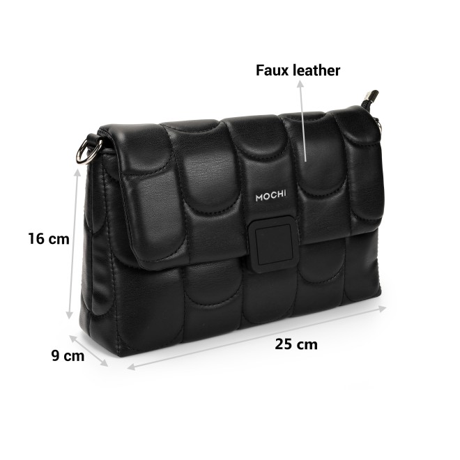 Mochi Women Black Hand Bags Sling Bags (SKU: 66-690-11-10)