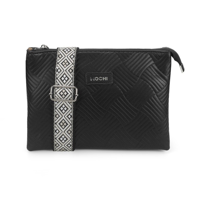 Mochi Women Black Hand Bags Sling Bags