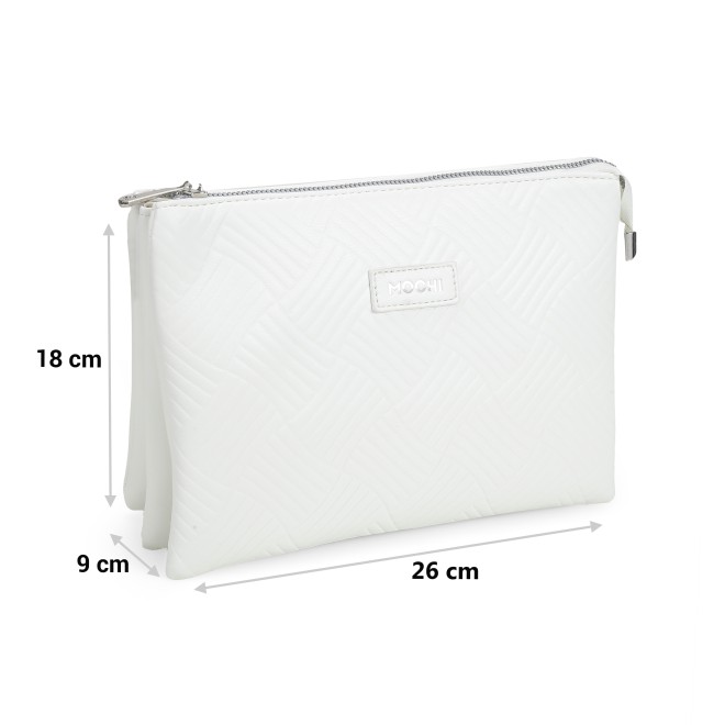 Mochi Women White Hand Bags Sling Bags (SKU: 66-692-16-10)
