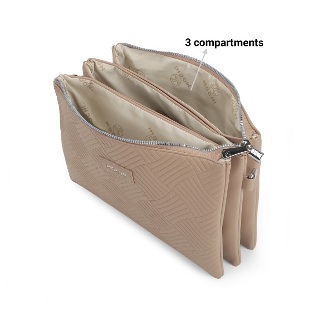 Mochi Women Khaki Hand Bags Sling Bags (SKU: 66-692-62-10)