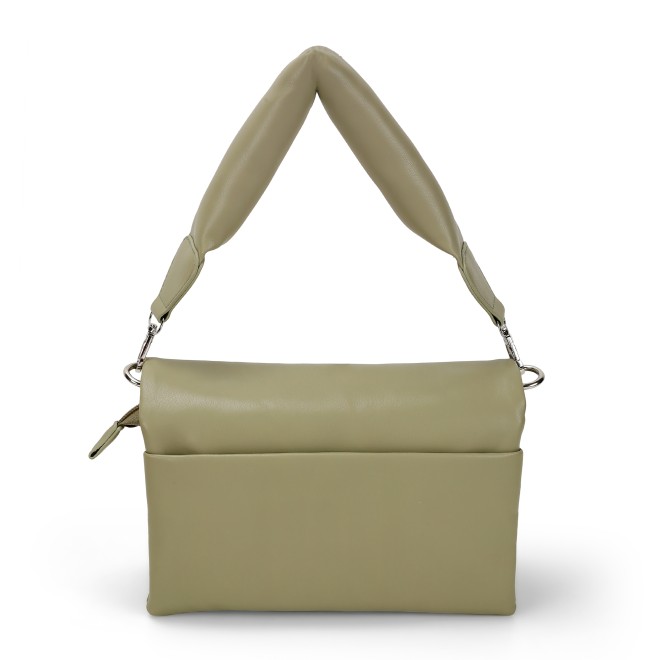 Mochi Women Green Hand Bags Zip Top Sling (SKU: 66-693-21-10)
