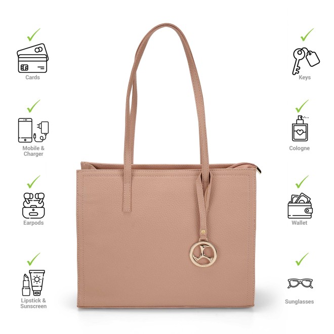 Mochi Women Pink Tote Bag (SKU: 66-697-24-10)
