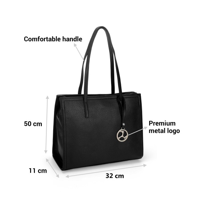Mochi Women Black Tote Bag (SKU: 66-697-11-10)