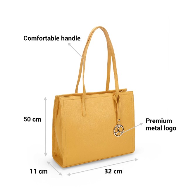Mochi Women Yellow Tote Bag (SKU: 66-697-33-10)
