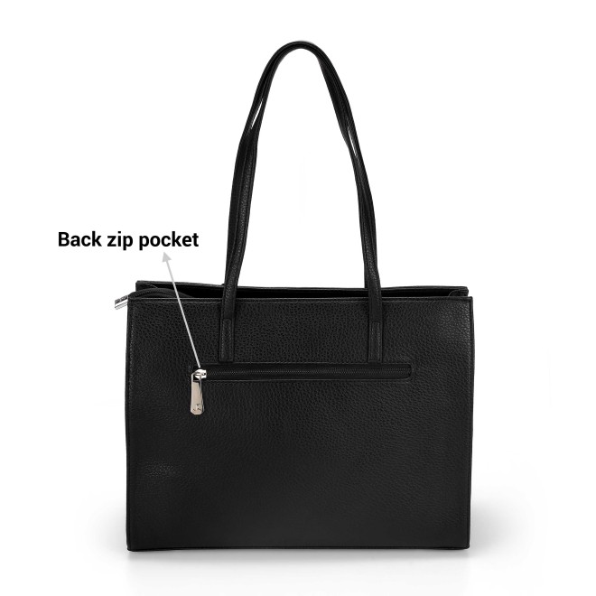 Mochi Women Black Tote Bag (SKU: 66-697-11-10)