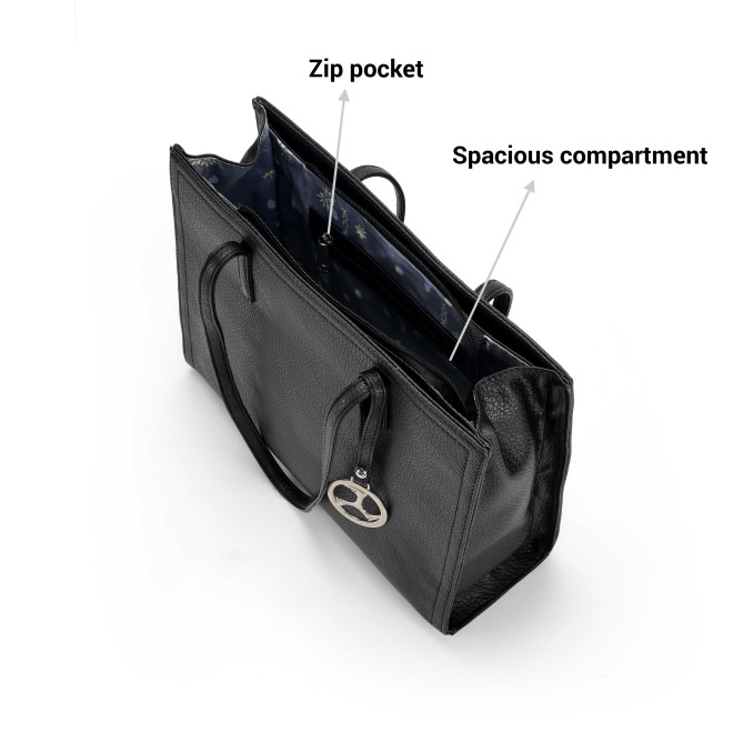 Mochi Women Black Tote Bag (SKU: 66-697-11-10)