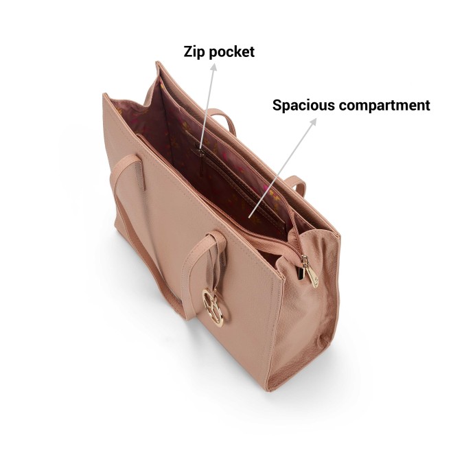 Mochi Women Pink Tote Bag (SKU: 66-697-24-10)