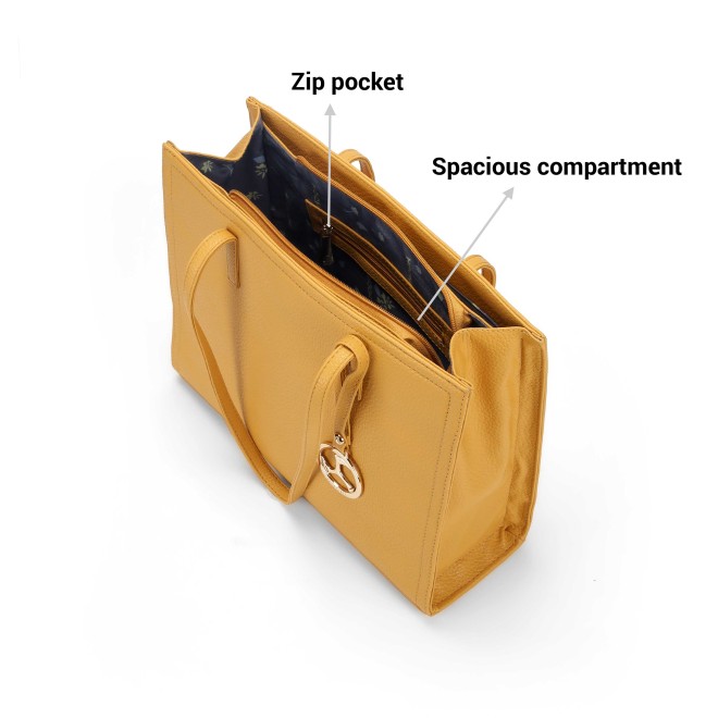 Mochi Women Yellow Tote Bag (SKU: 66-697-33-10)