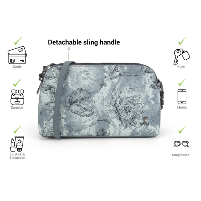 Mochi Women Blue Casual Sling Bag (SKU: 66-700-45-10)