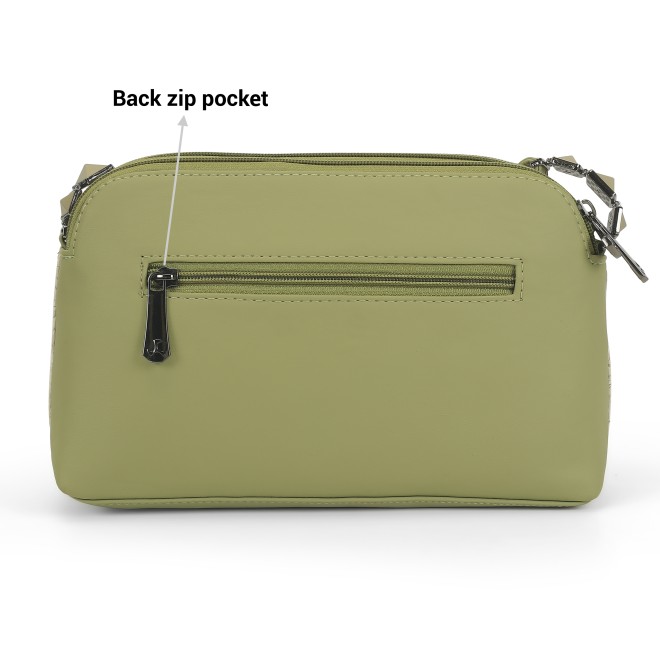Mochi Women Green Casual Sling Bag (SKU: 66-700-21-10)