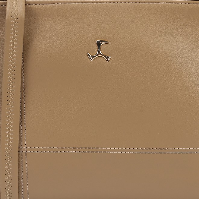 Mochi Women Beige Hand Bags Zip Top Sling (SKU: 66-710-20-10)