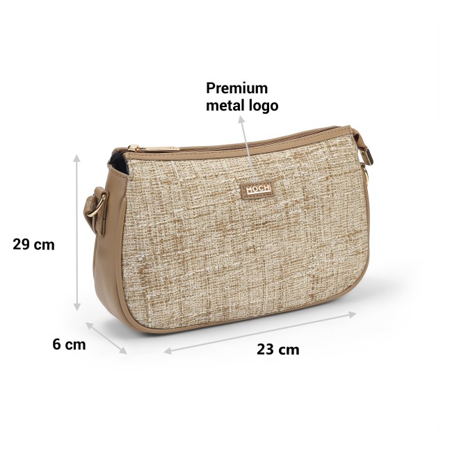 Mochi Women Beige Hand Bags Sling Bags (SKU: 66-713-20-10)