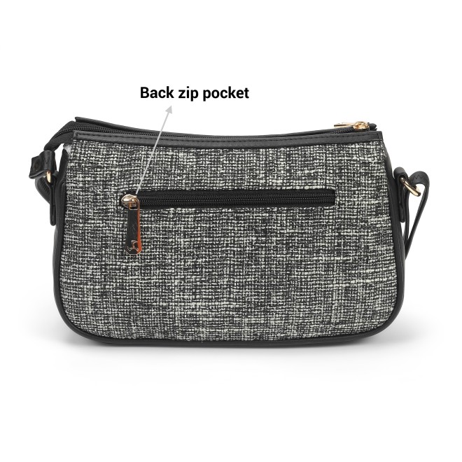 Mochi Women Black Hand Bags Sling Bags (SKU: 66-713-11-10)