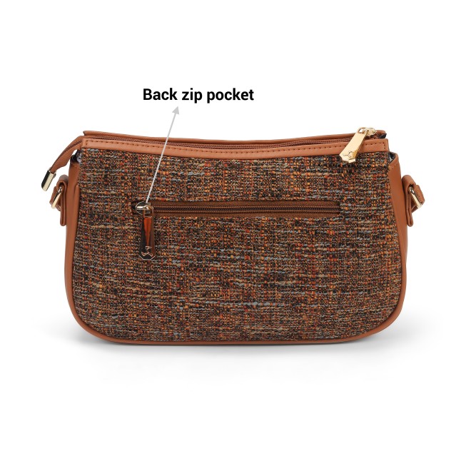 Mochi Women Tan Hand Bags Sling Bags (SKU: 66-713-23-10)