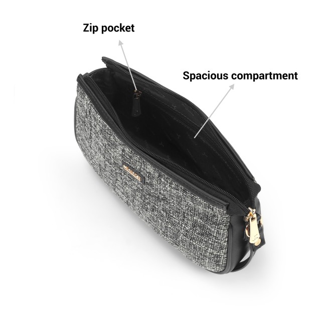 Mochi Women Black Hand Bags Sling Bags (SKU: 66-713-11-10)