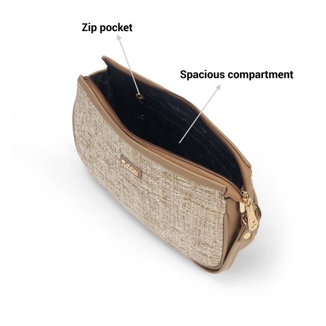 Mochi Women Beige Hand Bags Sling Bags (SKU: 66-713-20-10)