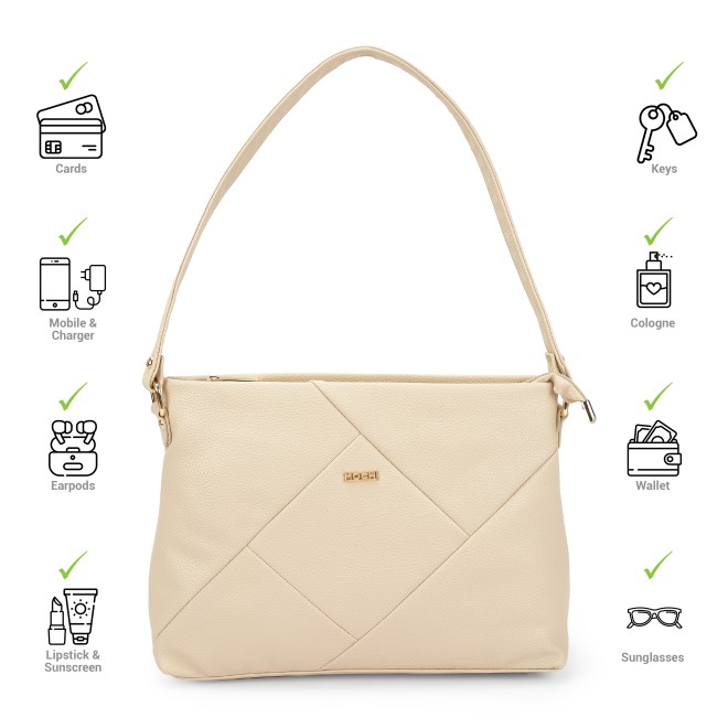 Mochi Women Beige Shoulder Bag (SKU: 66-715-20-10)