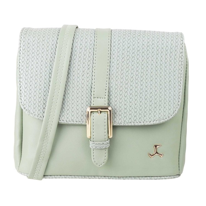 Mochi Women Light-Green Flap Over Sling