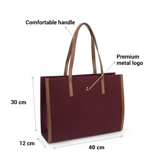 Mochi Women Maroon Hand Bags Tote bag (SKU: 66-717-44-10)