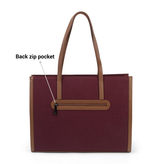 Mochi Women Maroon Hand Bags Tote bag (SKU: 66-717-44-10)