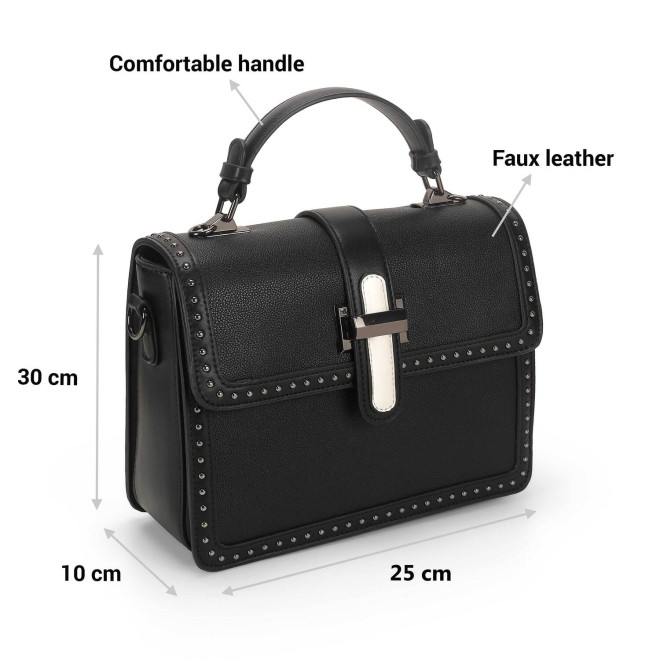 Mochi Women Black Casual Sling Bag (SKU: 66-720-11-10)