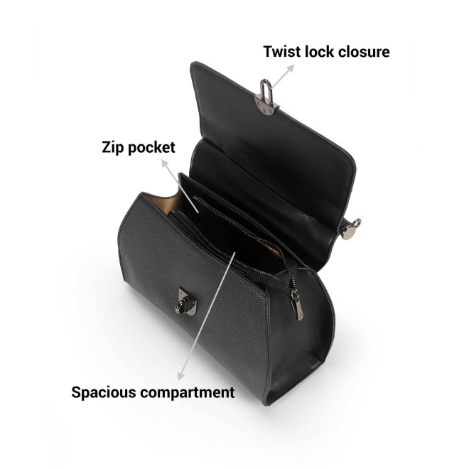 Mochi Women Black Casual Handbags (SKU: 66-721-11-10)