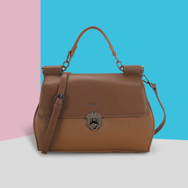 Mochi Women Brown Casual Handbags