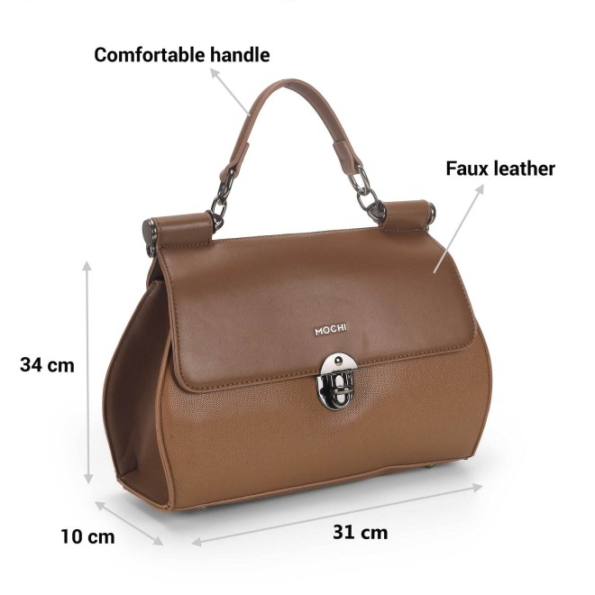 Mochi Women Brown Casual Handbags (SKU: 66-721-12-10)