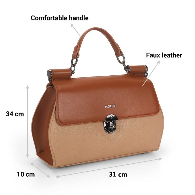 Mochi Women Beige Casual Handbags (SKU: 66-721-20-10)