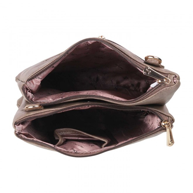 Mochi Women Brown Zip Top Sling (SKU: 66-7211-12-10)