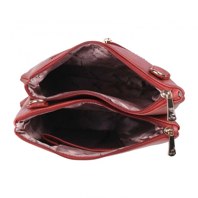 Mochi Women Red Zip Top Sling (SKU: 66-7211-18-10) Mochi Women Red Zip Top Sling (SKU: 66-7211-18-10)