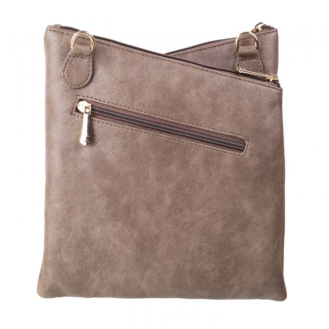 Mochi Women Brown Zip Top Sling (SKU: 66-7211-12-10)