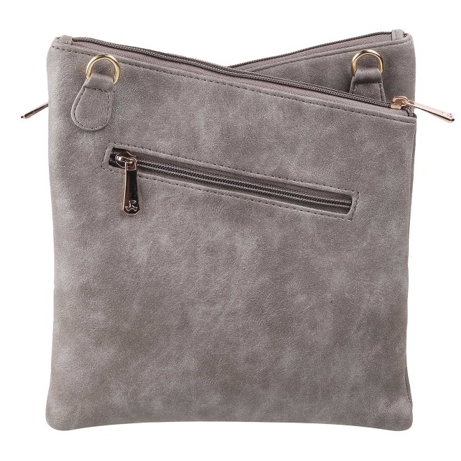 Mochi Women Grey Zip Top Sling (SKU: 66-7211-14-10)