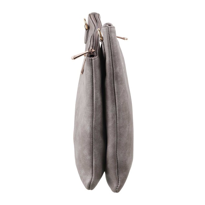 Mochi Women Grey Zip Top Sling (SKU: 66-7211-14-10)