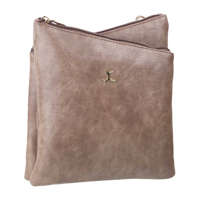 Mochi Women Brown Zip Top Sling (SKU: 66-7211-12-10)
