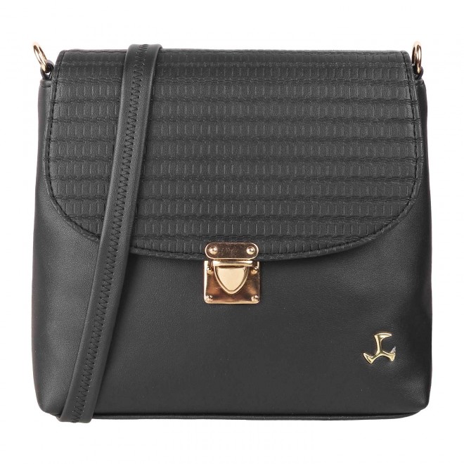 Women Black Flap Over Sling