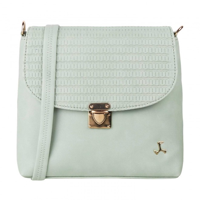 Women Green Flap Over Sling