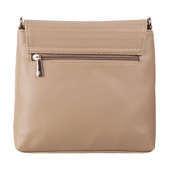 Mochi Women Beige Flap Over Sling (SKU: 66-7212-20-10)