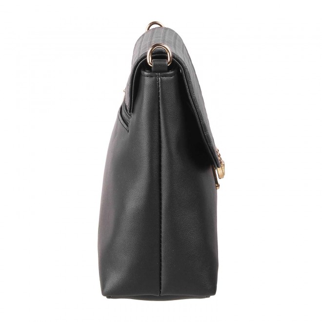 Mochi Women Black Flap Over Sling (SKU: 66-7212-11-10)
